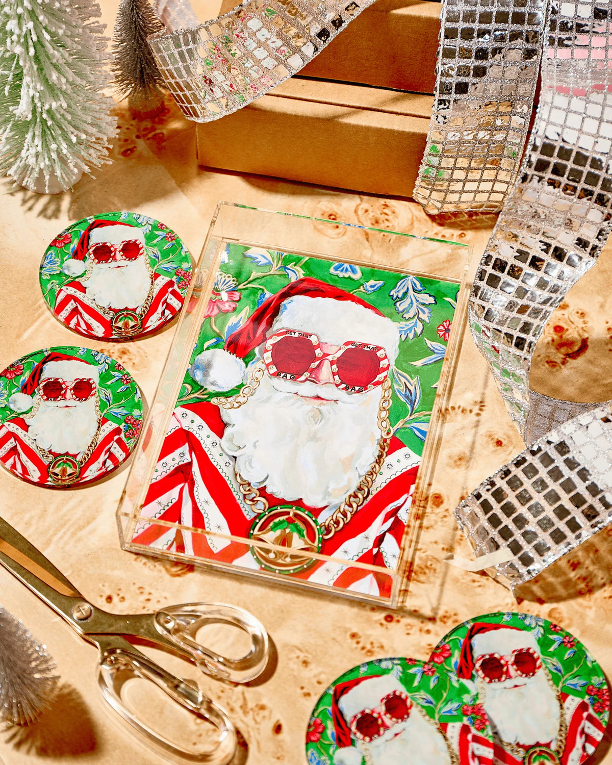 SWANKY SANTA SMALL TRAY