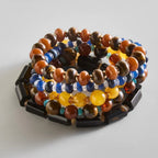 DARCY BEADED BRACELET SET - WARM