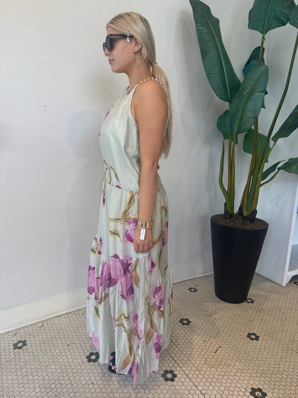 JAMIE DRESS ENGLISH ROSE
