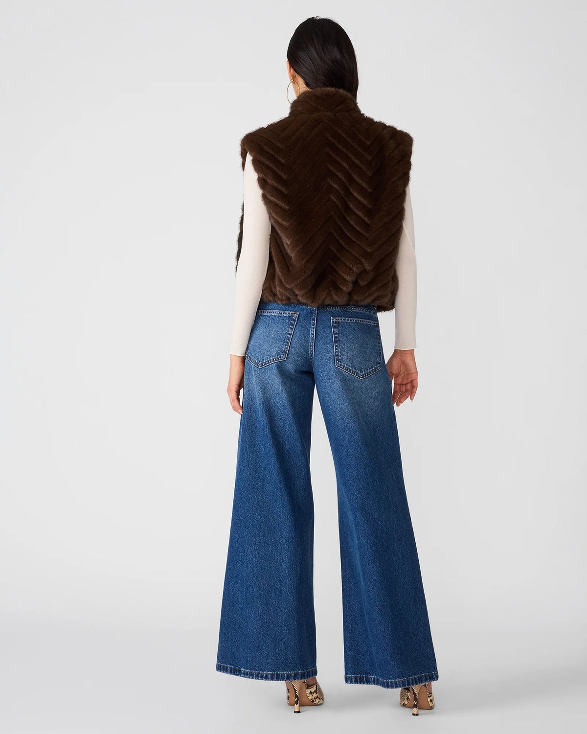 LUXIE VEST DARK ESPRESSO