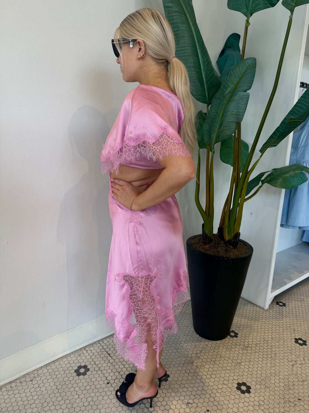 MAYCI DRESS PASTELL LILAC