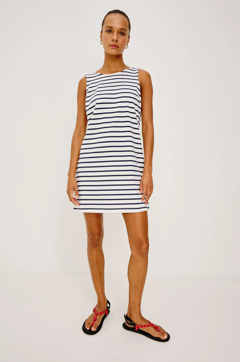 KAYLEE NAVY IVORY STRIPE