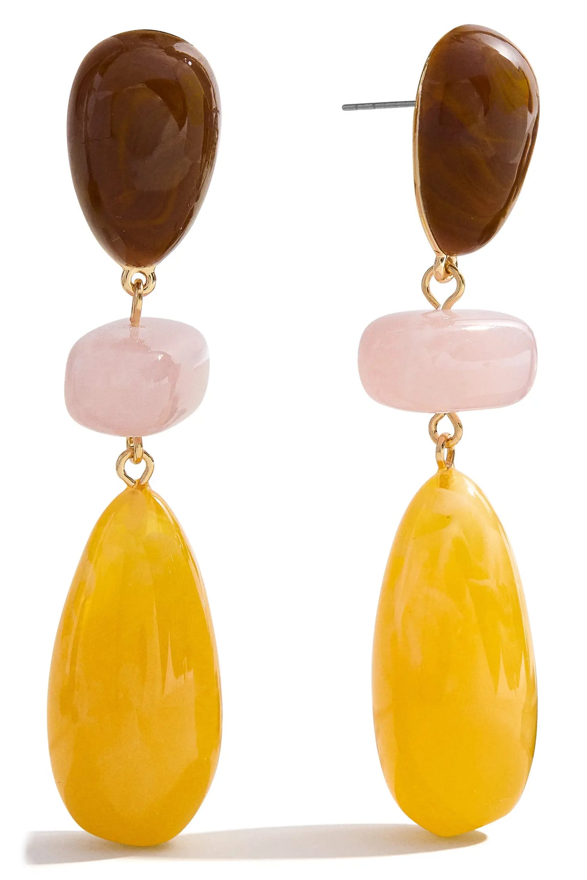 PHOEBE RESIN DROP EARRINGS MULTI