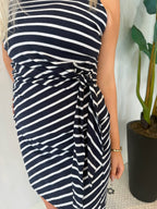 HARRIET NAVY IVORY STRIPE