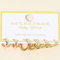 GOLD HUGGIE HOOPS SET