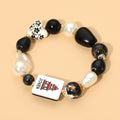 BLACK STONE JOKER BRACELET
