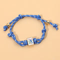 BAM BIRD BLUE CORD BRACELET