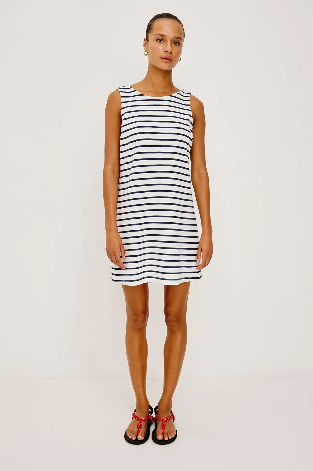 KAYLEE NAVY IVORY STRIPE