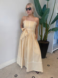 EMMA DRESS PALE YELLOW