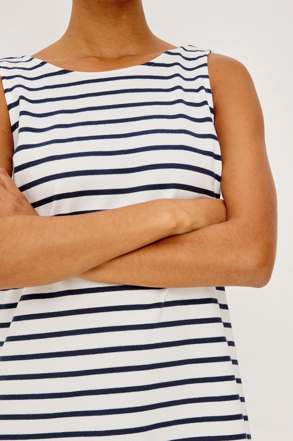 KAYLEE NAVY IVORY STRIPE