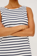 KAYLEE NAVY IVORY STRIPE