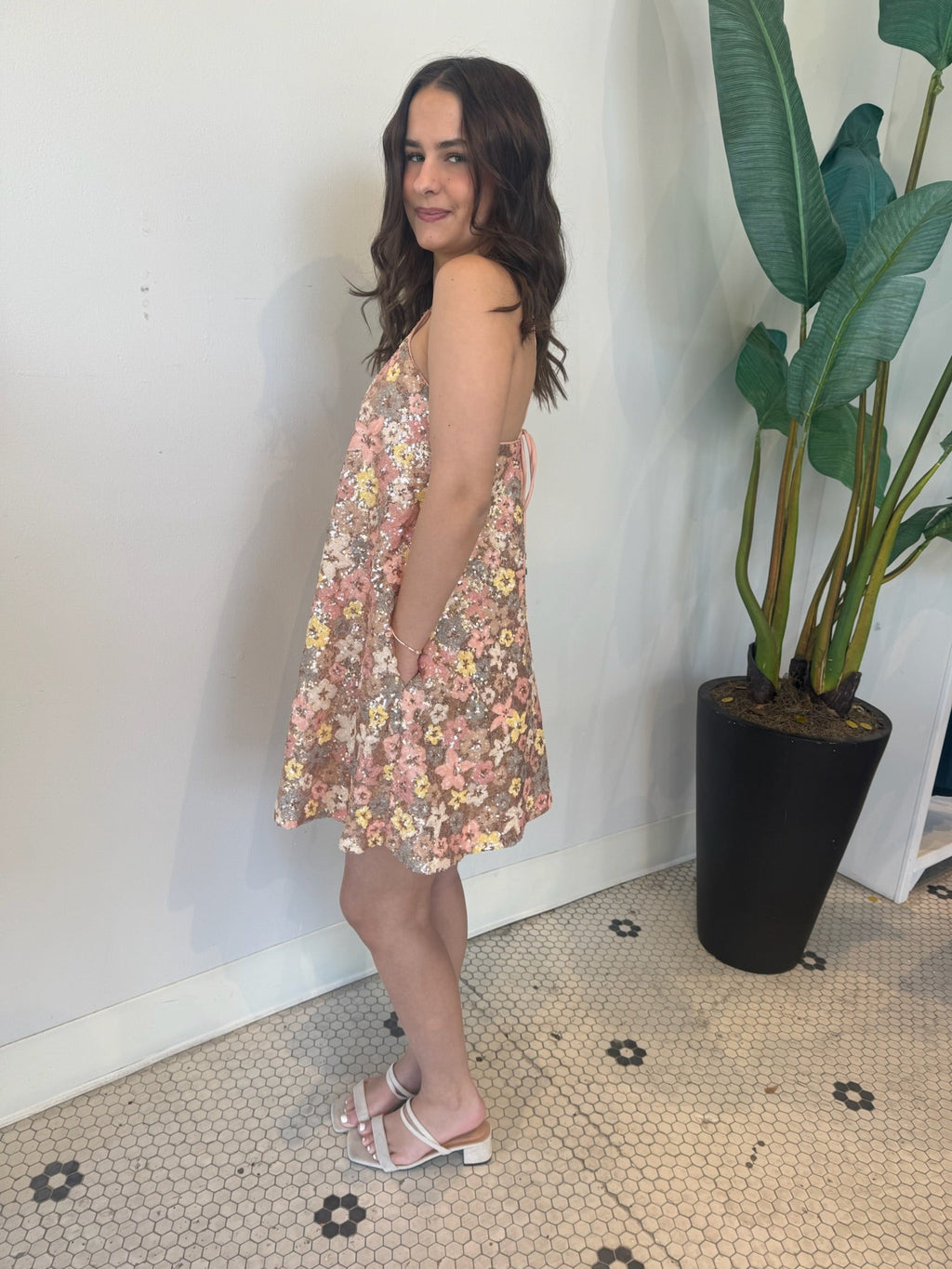 CATIANA DRESS PASTEL MULTI