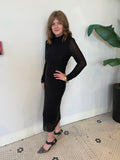 KRISTI MIDI DRESS BLACK