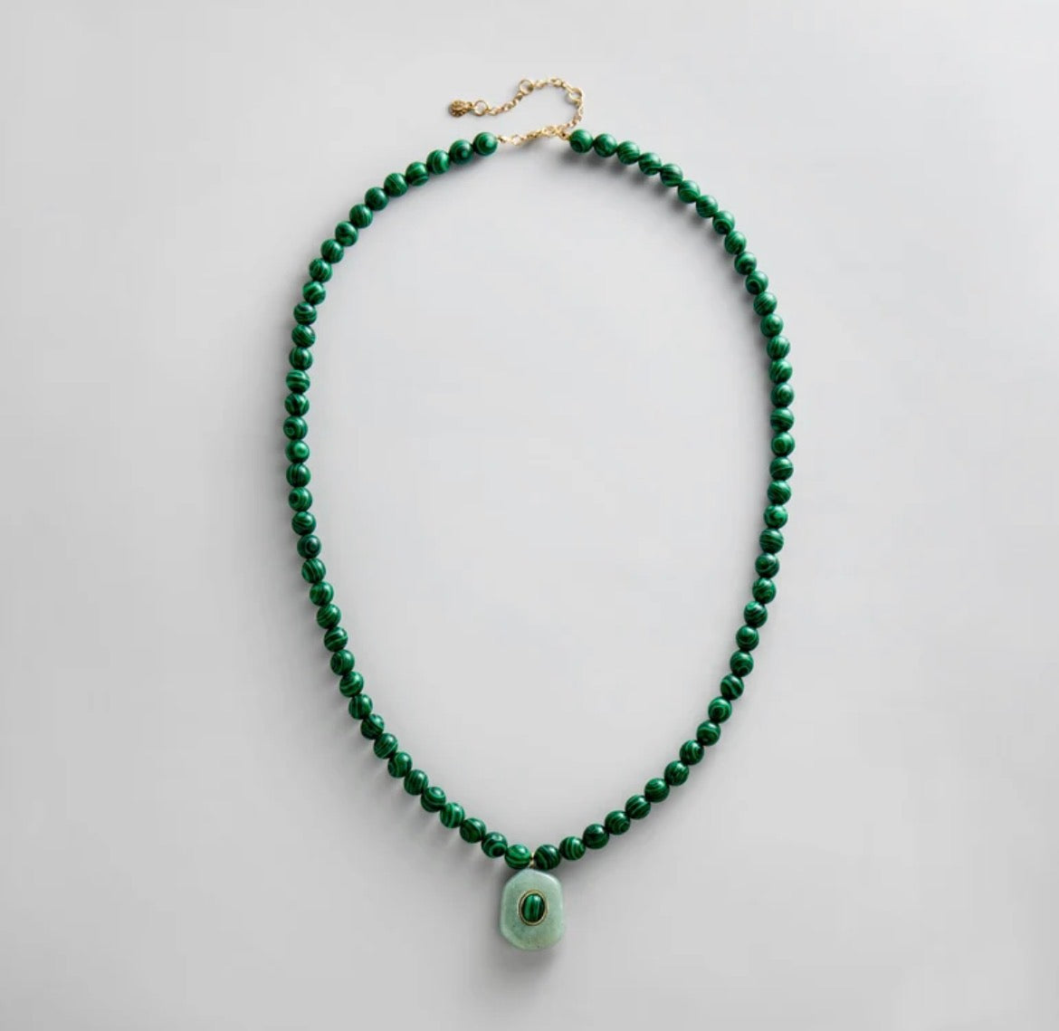 JANELLE NECKLACE - MALACHITE