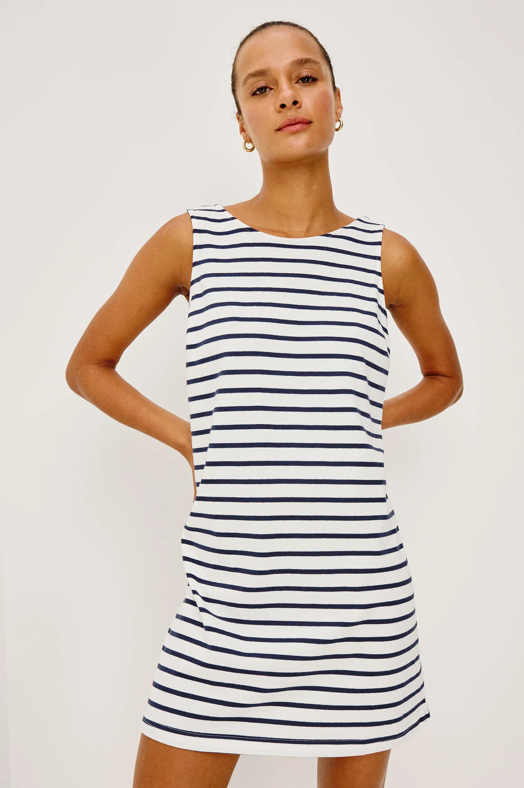 KAYLEE NAVY IVORY STRIPE