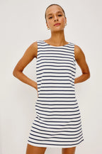 KAYLEE NAVY IVORY STRIPE