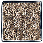 LEOPARD SQUARE SCARF