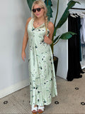 CAMELLIA DRESS MINT LINNEA