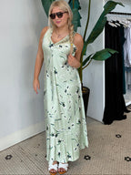 CAMELLIA DRESS MINT LINNEA