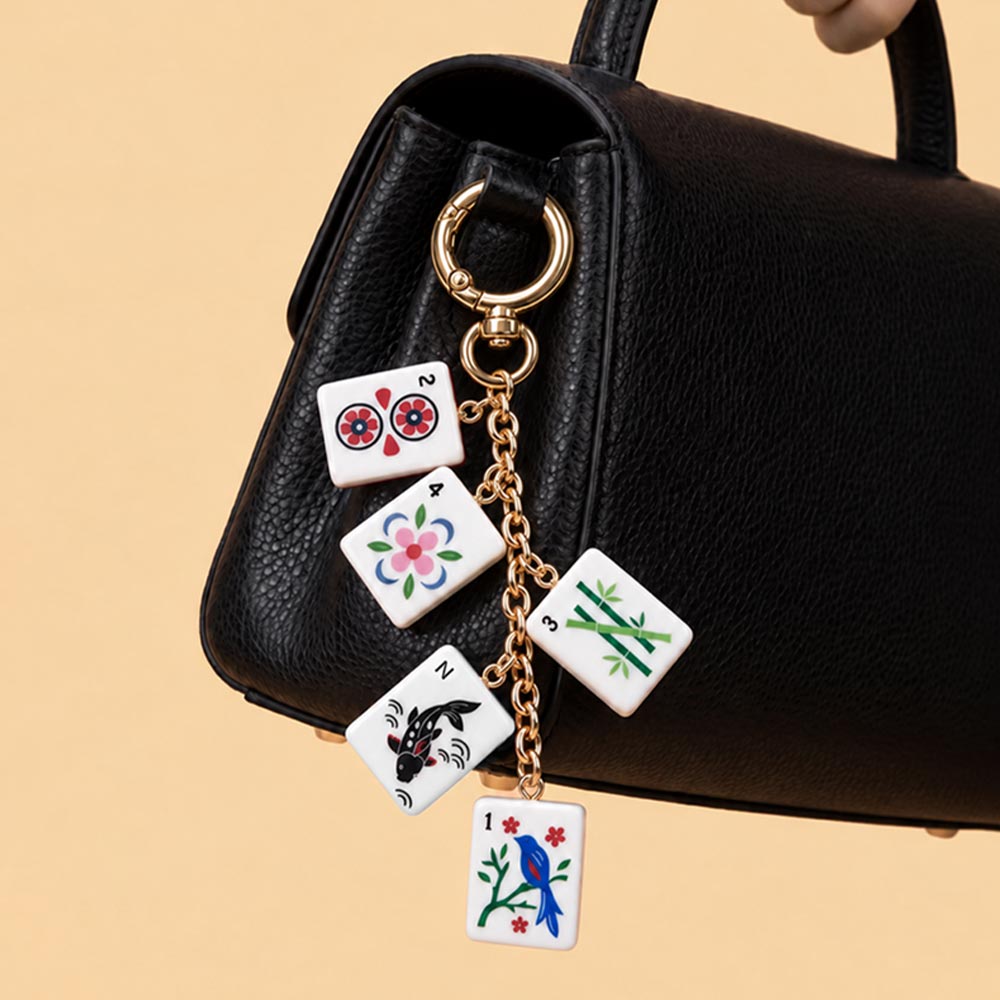 MAHJONG TILES BAG CHARM