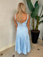 ADIRA DRESS HAZY BLUE