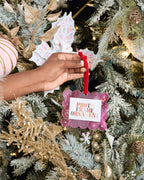 HOT PINK FRAME ORNAMENT