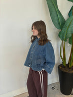 RHODE JACKET DENIM ARUBA BLUE
