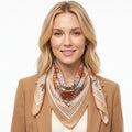 ORANGE MULTI NECK SCARF