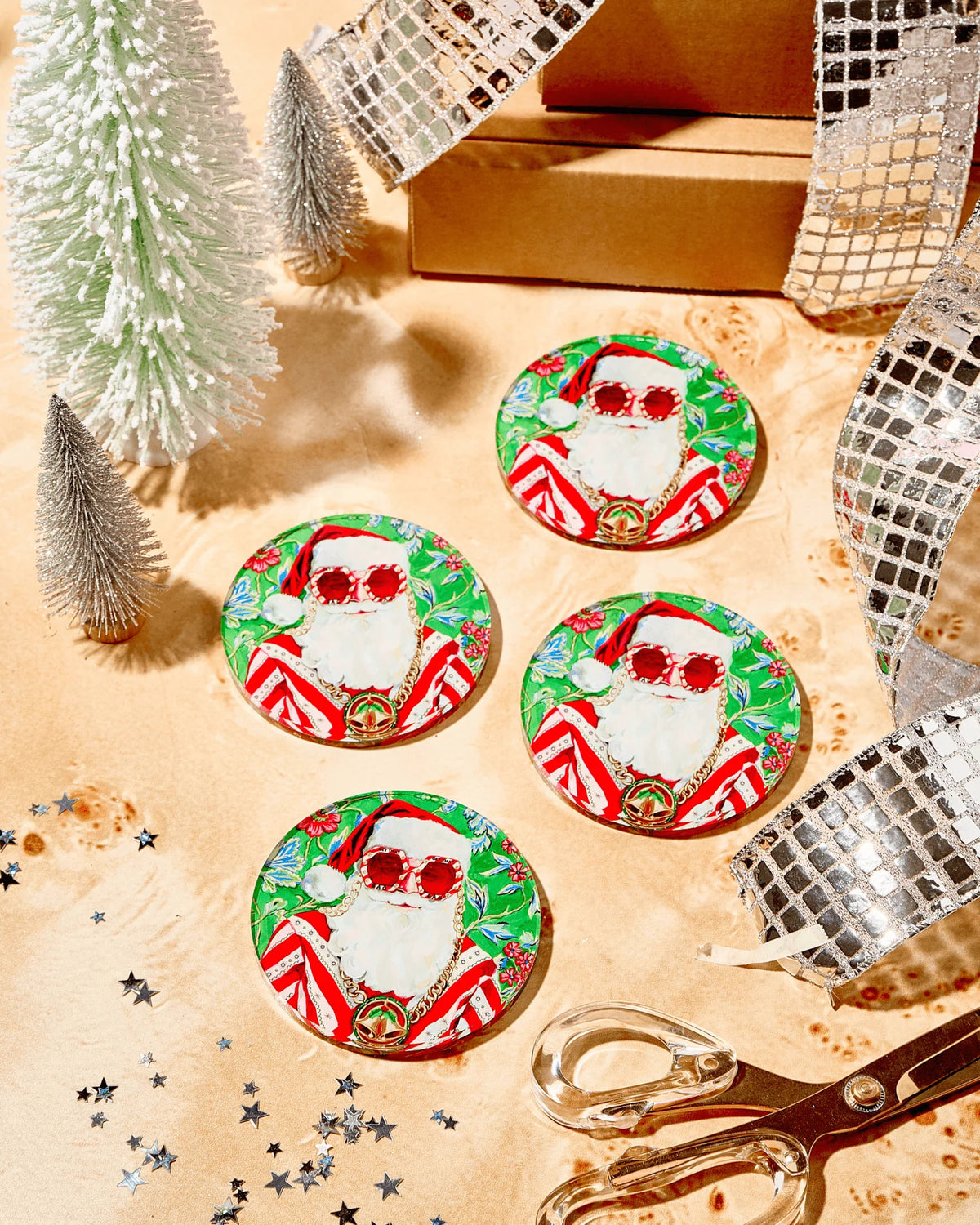 SWANKY SANTA COASTER