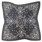 BLACK SKULL BANDANA SCARF