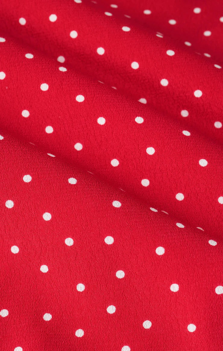 CAMPBELL DOT CREPE MINI DRESS