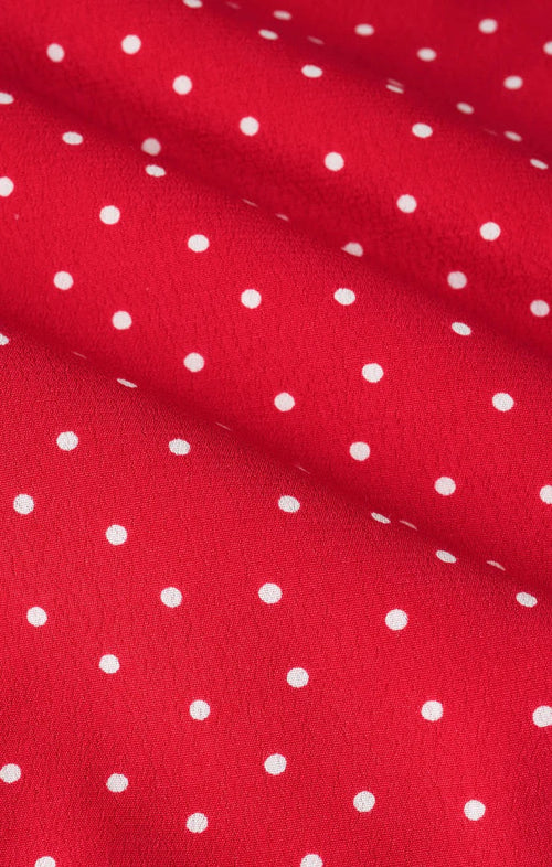 CAMPBELL DOT CREPE MINI DRESS