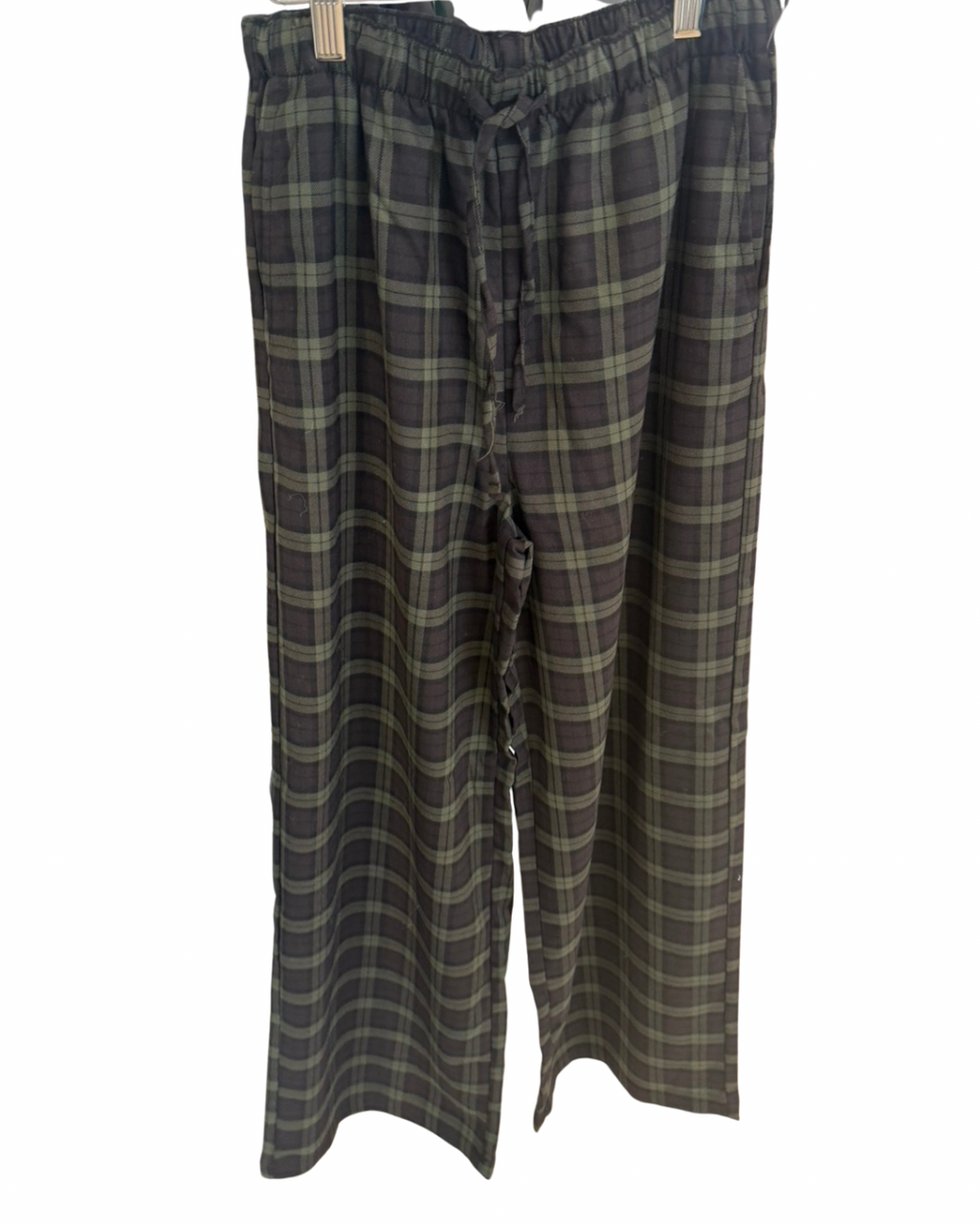 MERRY PLAID DRAWSTRING PANTS