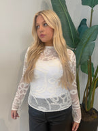 CRISSA LS CREAM TOP