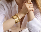 ASHANTI CUFF BRACELET GOLD