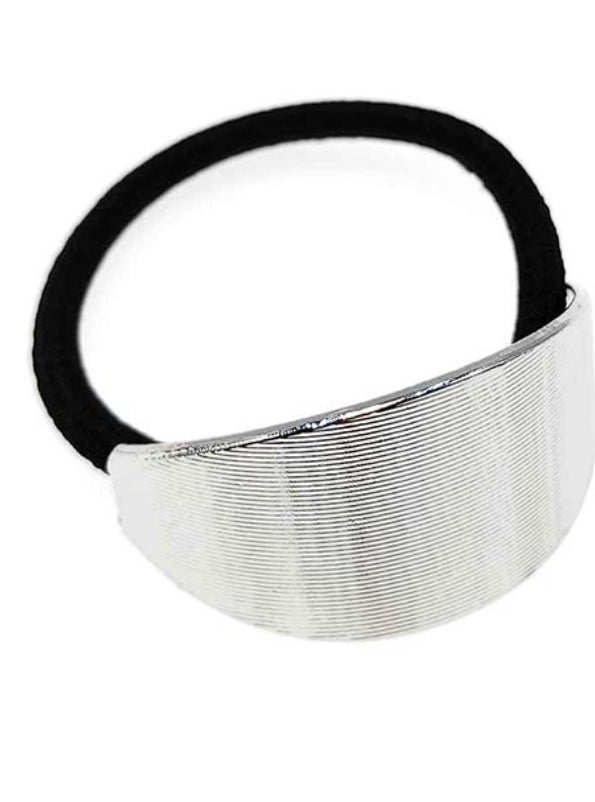 OVAL METAL HAIR TIE