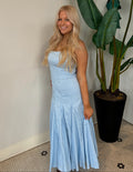 ADIRA DRESS HAZY BLUE