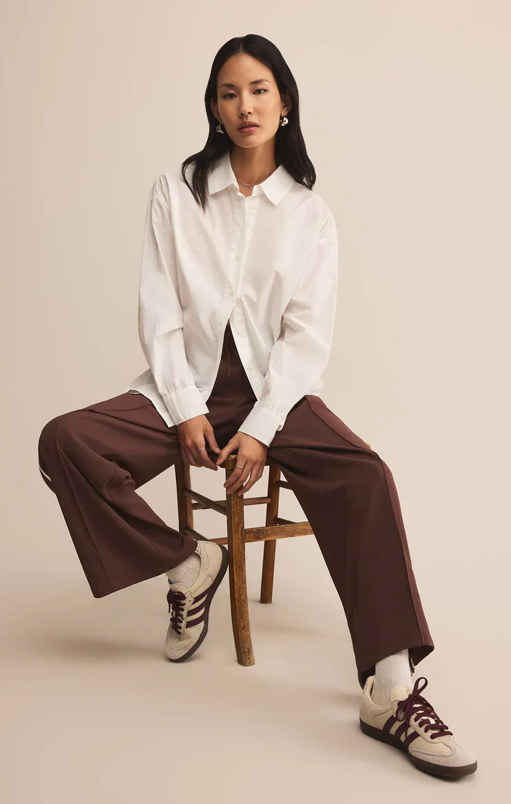 SAUNDER TRACK PANT SANDALWOOD
