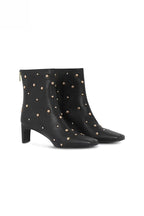 BLACK GOLD STUDDED BOOTS