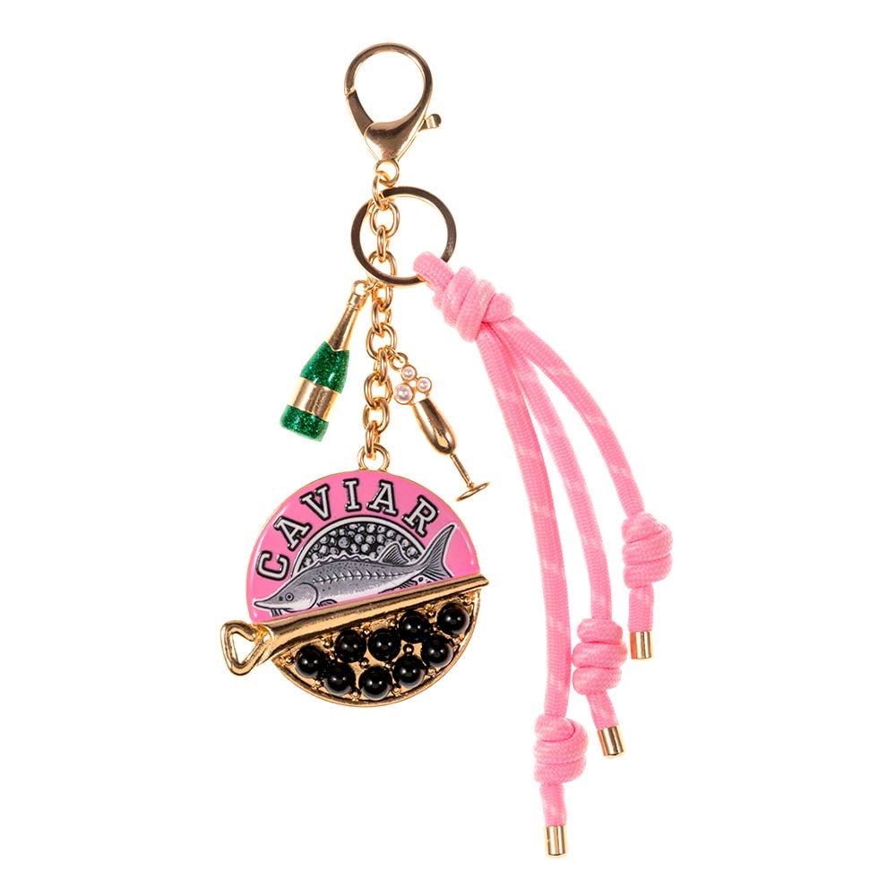 PINK CAVIAR BAG CHARM