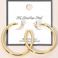 LARGE GOLD HOOPS