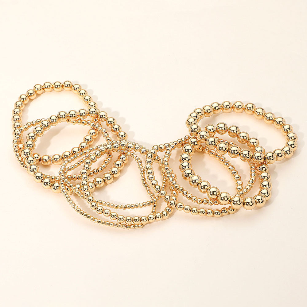BEADED BALL STRETCH BRACELETS