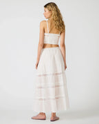 ELISSE MAXI SKIRT ANTIQUE WHITE
