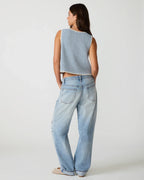 ANNYA SWEATER VEST BLUE ICE