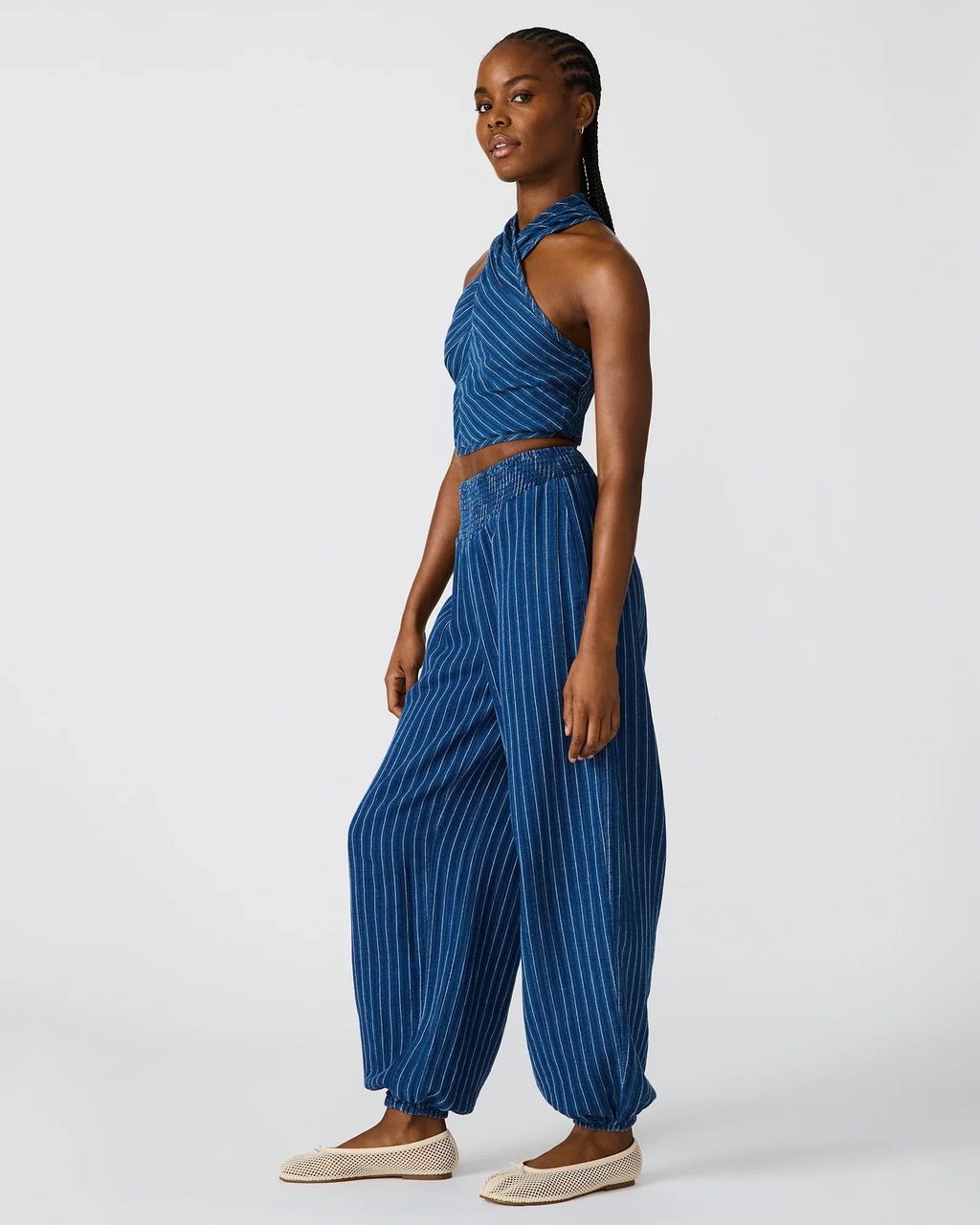 TILLIE PANT MIXED INDIGO