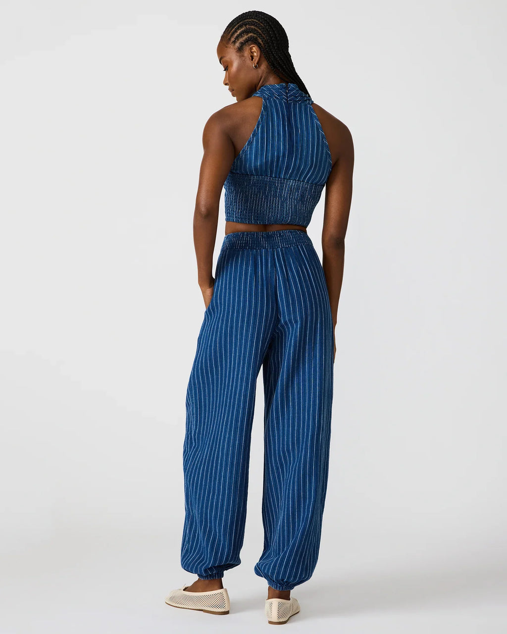 TILLIE PANT MIXED INDIGO