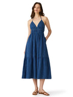 LUCKY DRESS MIXED INDIGO
