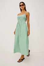 PRIMROSE EMERALD STRIPE DRESS