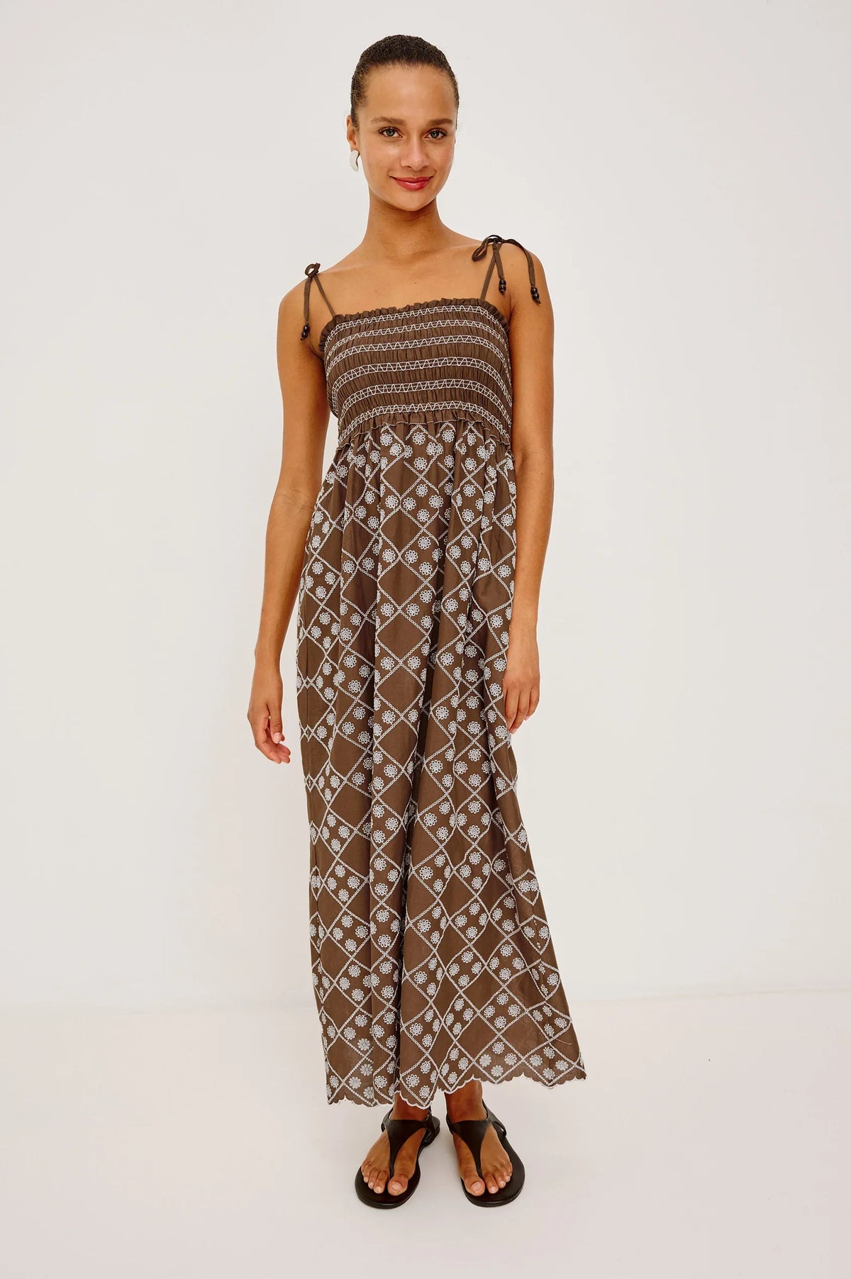 BECCA COCOA DAISY DRESS