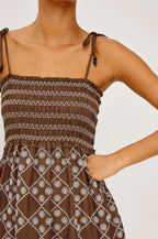 BECCA COCOA DAISY DRESS